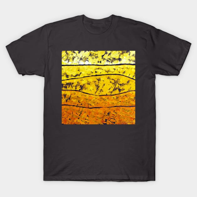 Corn Fields T-Shirt by VibeCeramicStudios